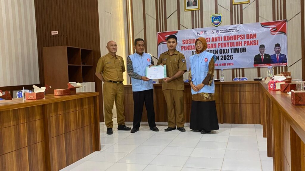 Inspektorat OKU Timur Gelar Sosialisasi Anti Korupsi dan Pendampingan Penyuluh PAKSI Tahun 2026